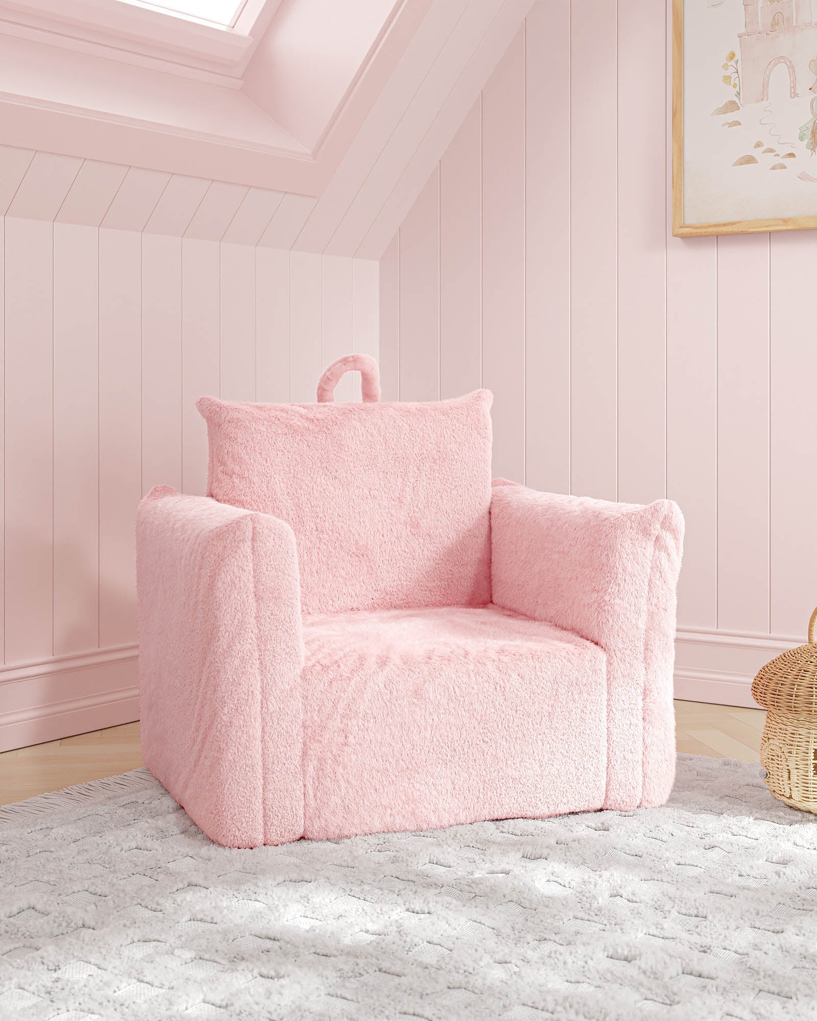 The Hug Mini Chair in Faux Fur