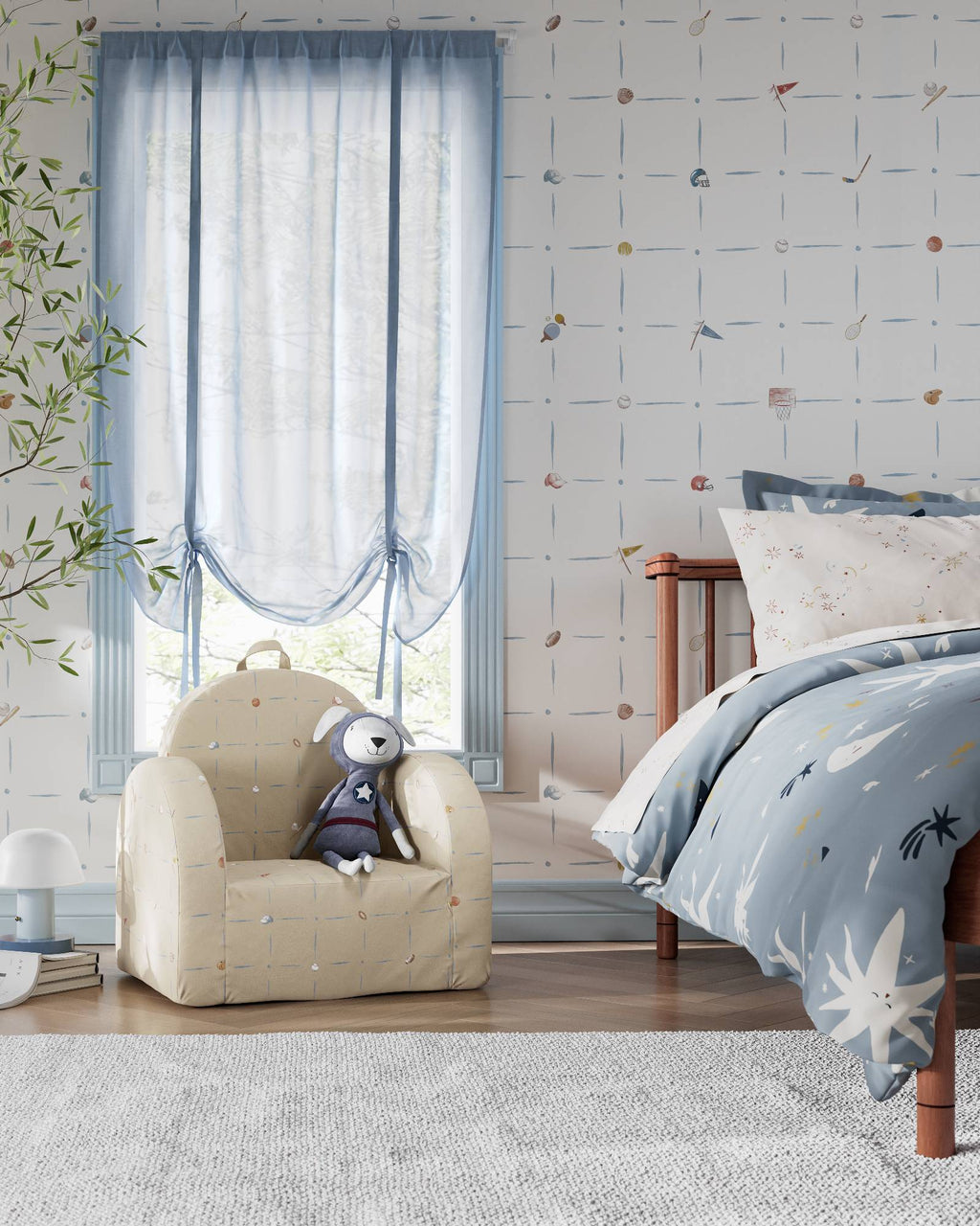 The Hop Mini Chair in Twill