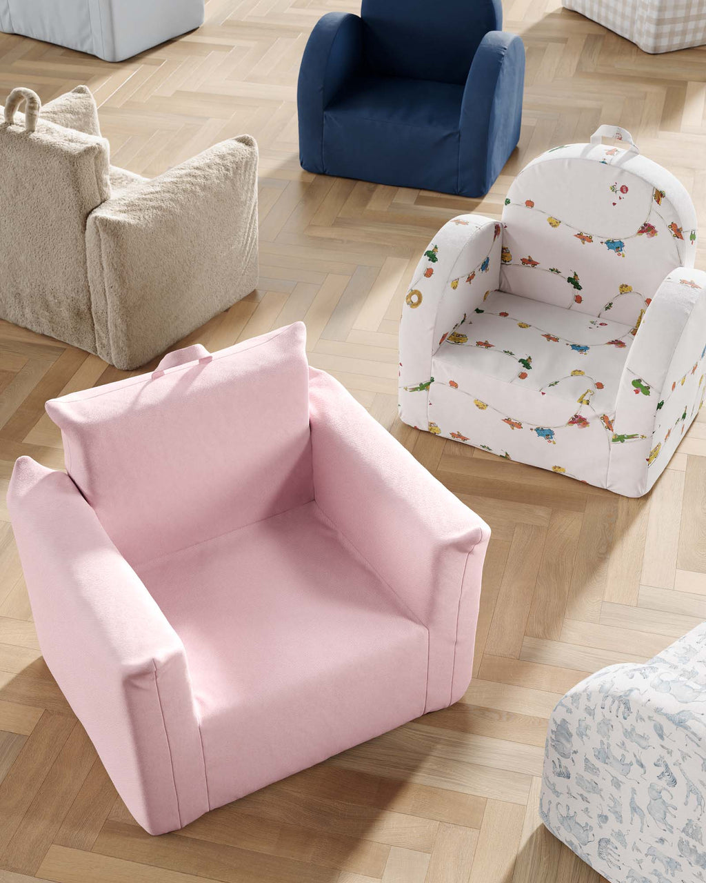 The Hop Mini Chair in Twill