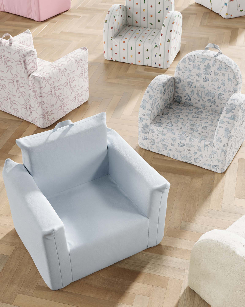 The Hop Mini Chair in Twill