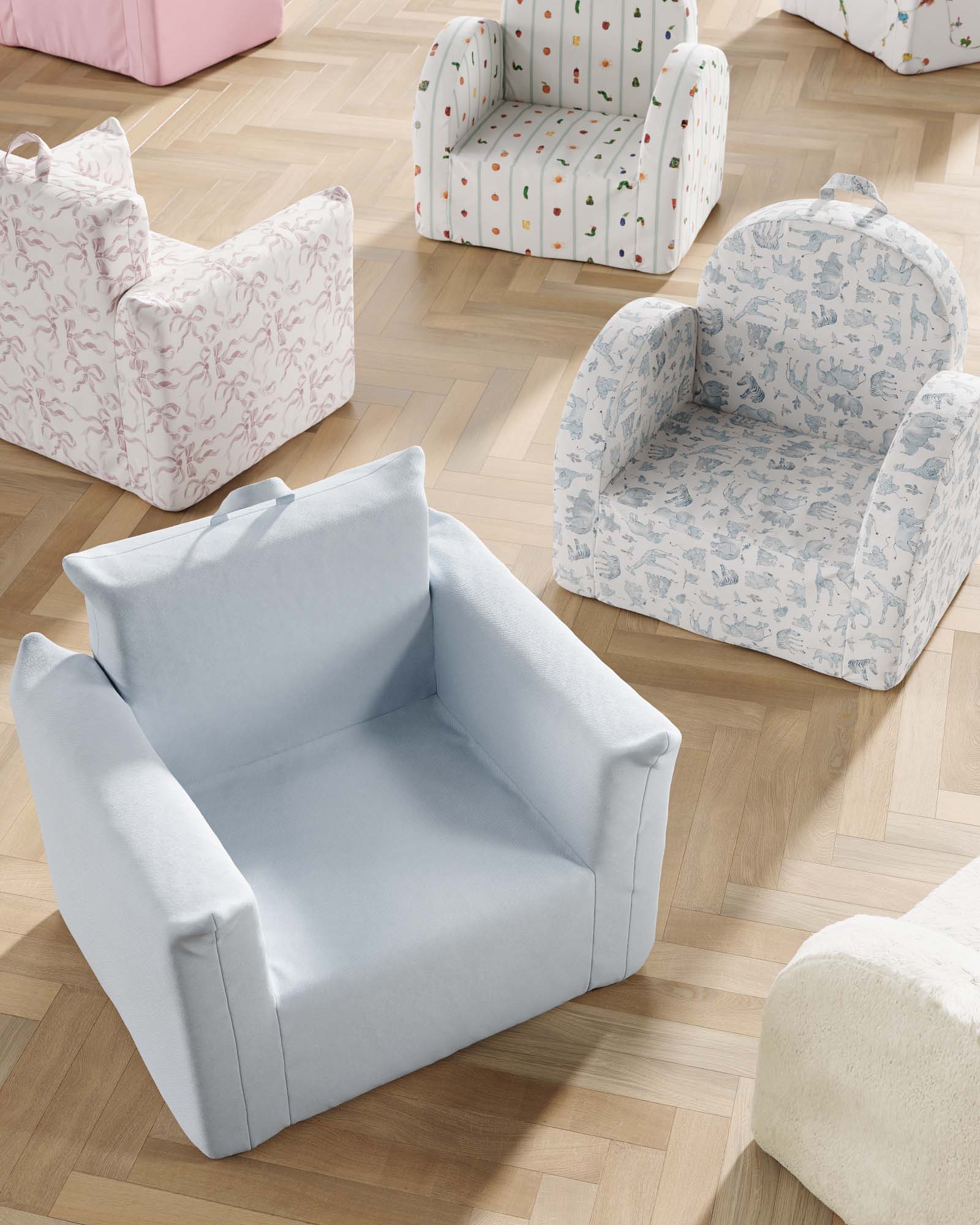The Hop Mini Chair in Twill