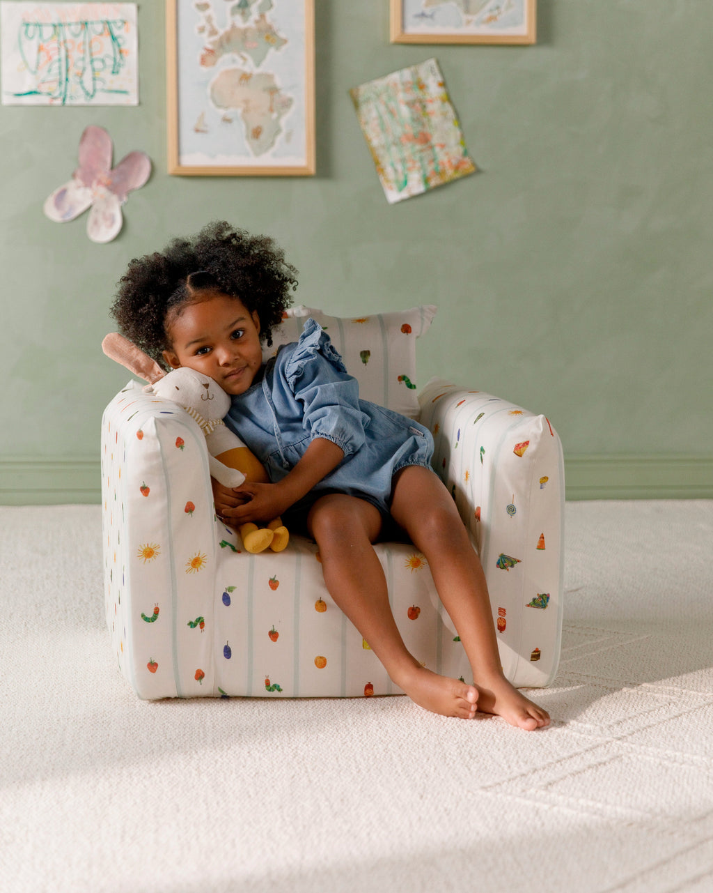 The Hug Mini Chair in Twill