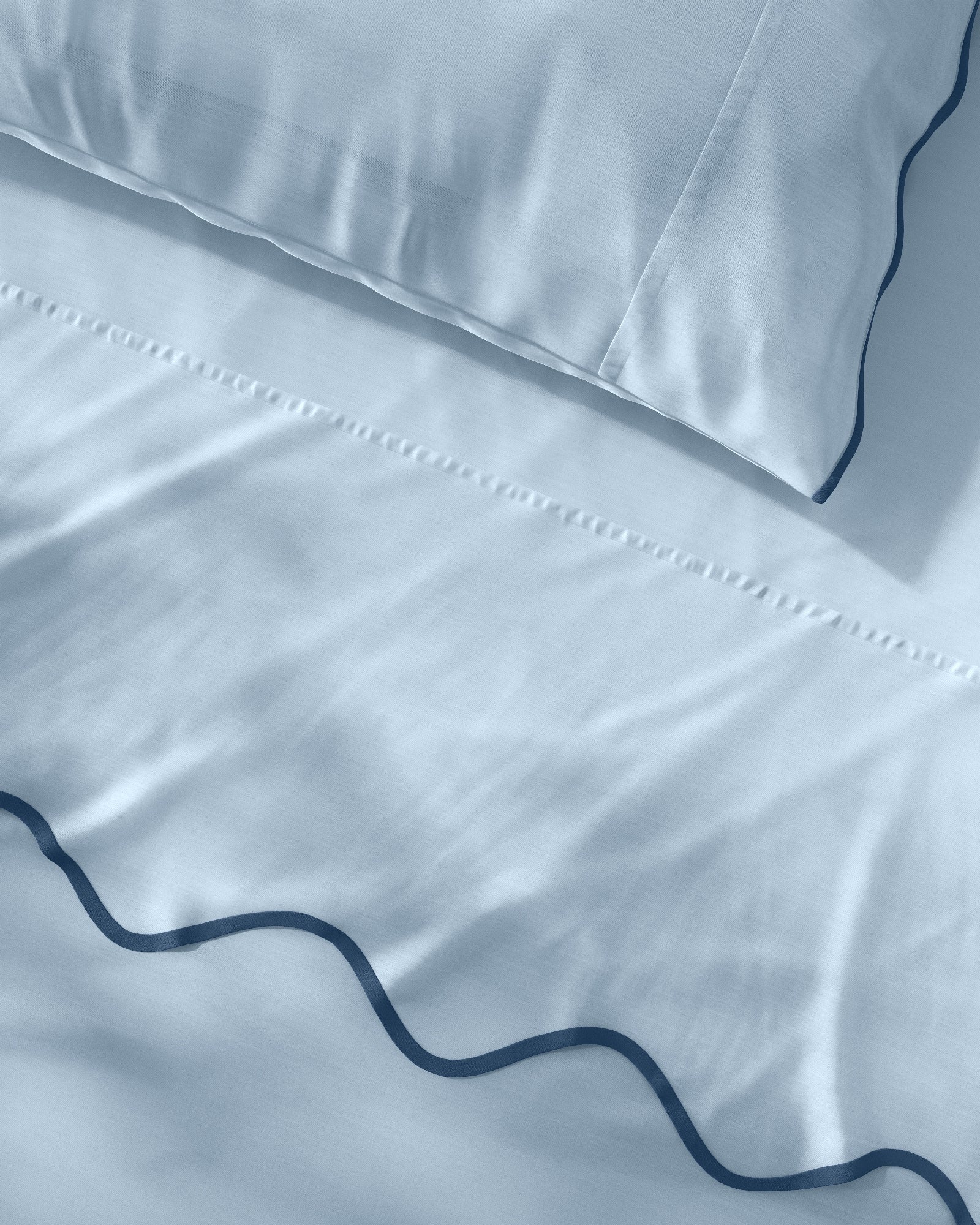 Scallop Edge Twin Sheet Set