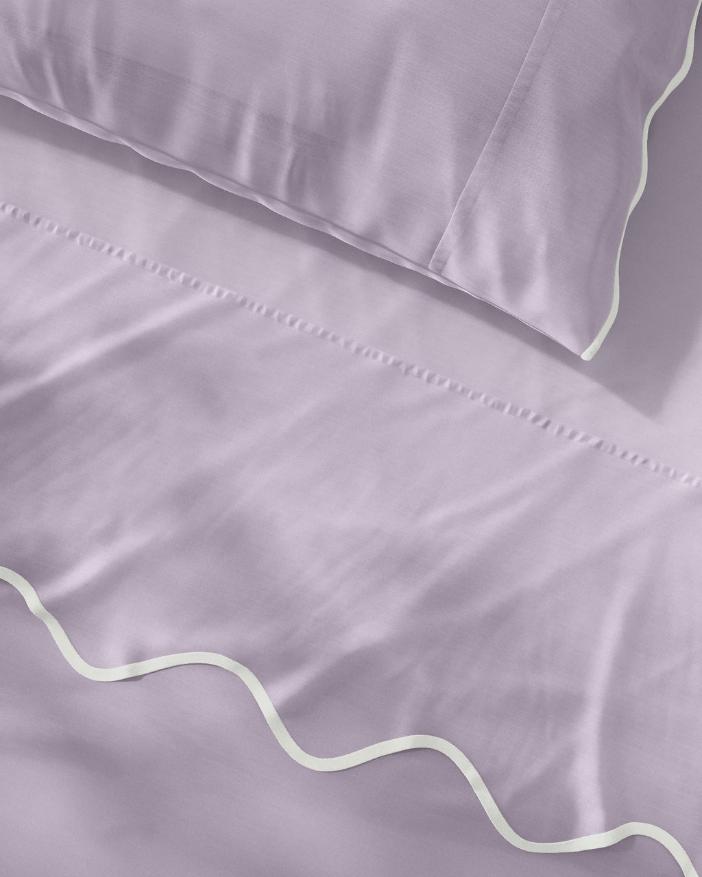 Scallop Edge Twin Sheet Set