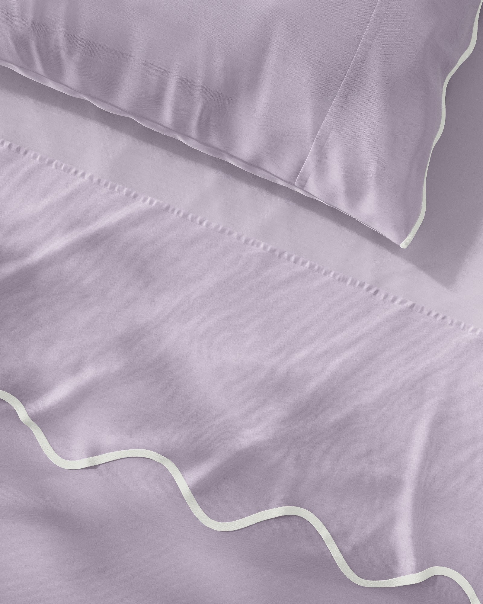 Scallop Edge Twin Sheet Set