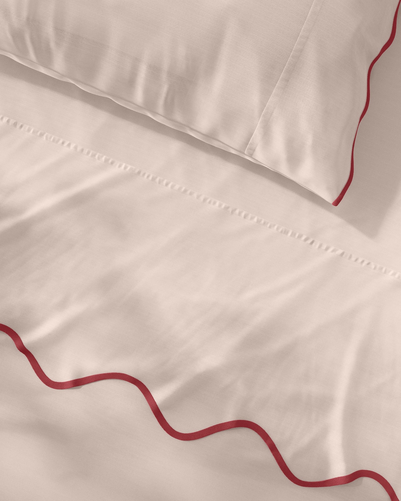 Scallop Edge Twin Sheet Set