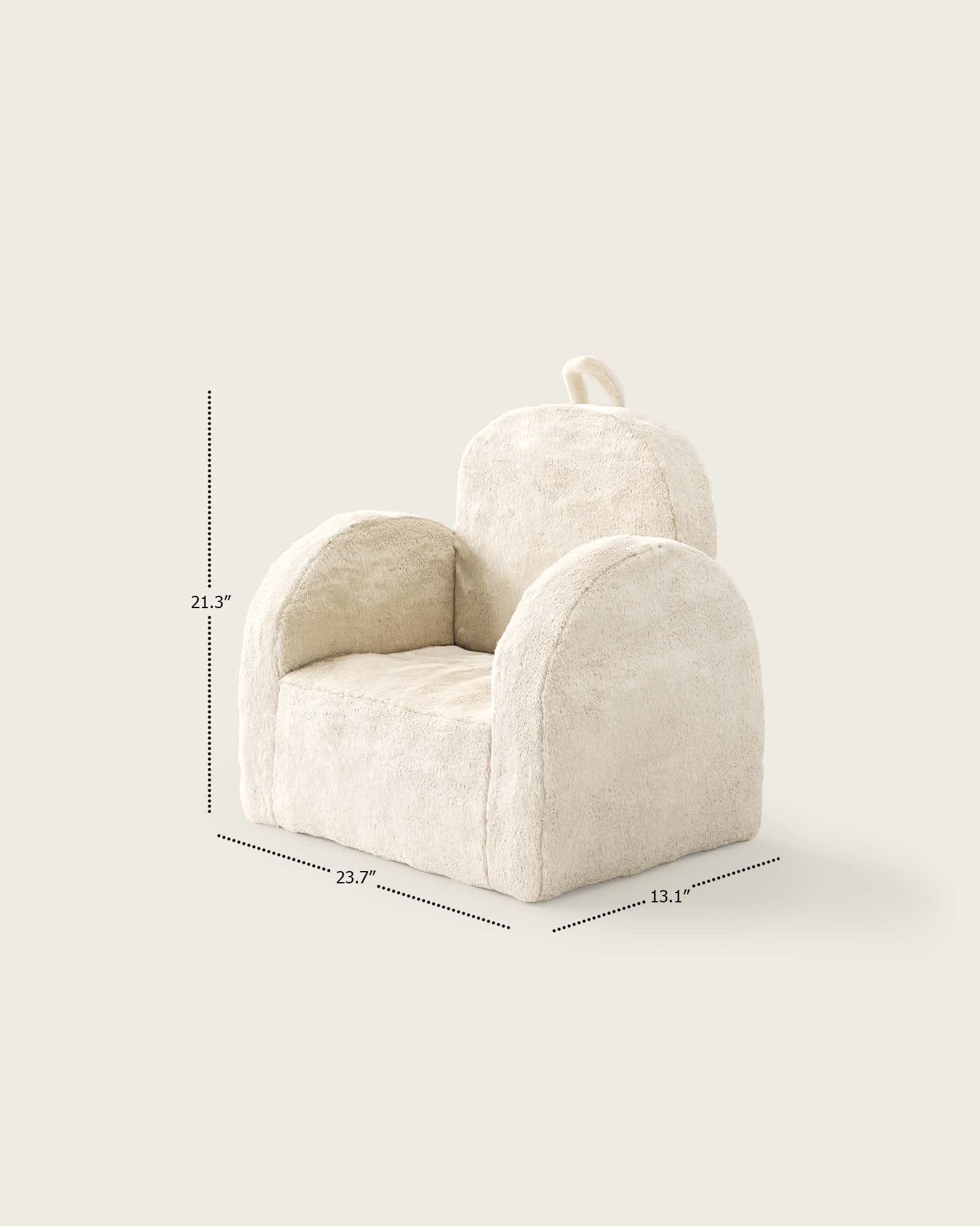 The Hop Mini Chair in Faux Fur