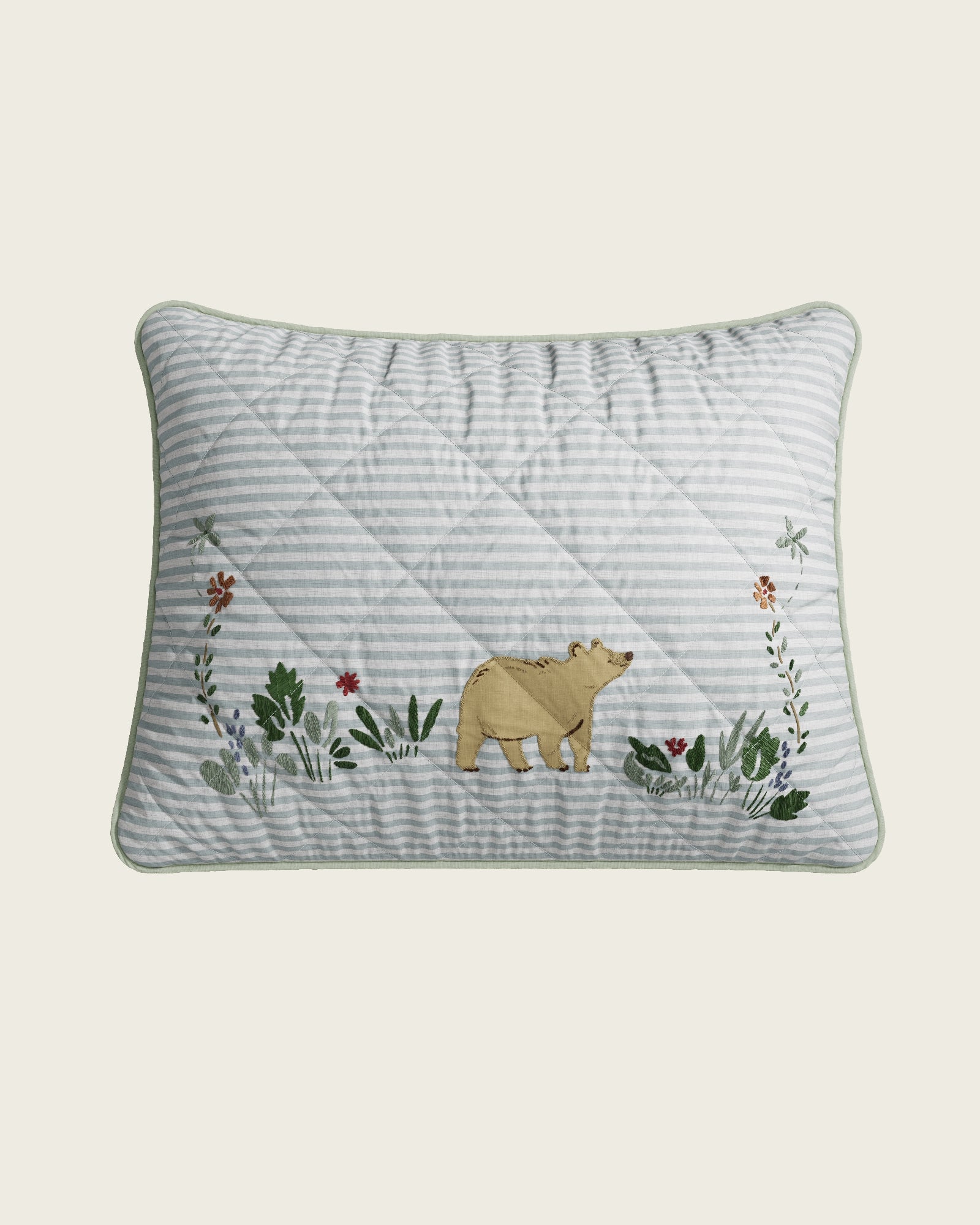 Bear Cub Personalized Twin Sham