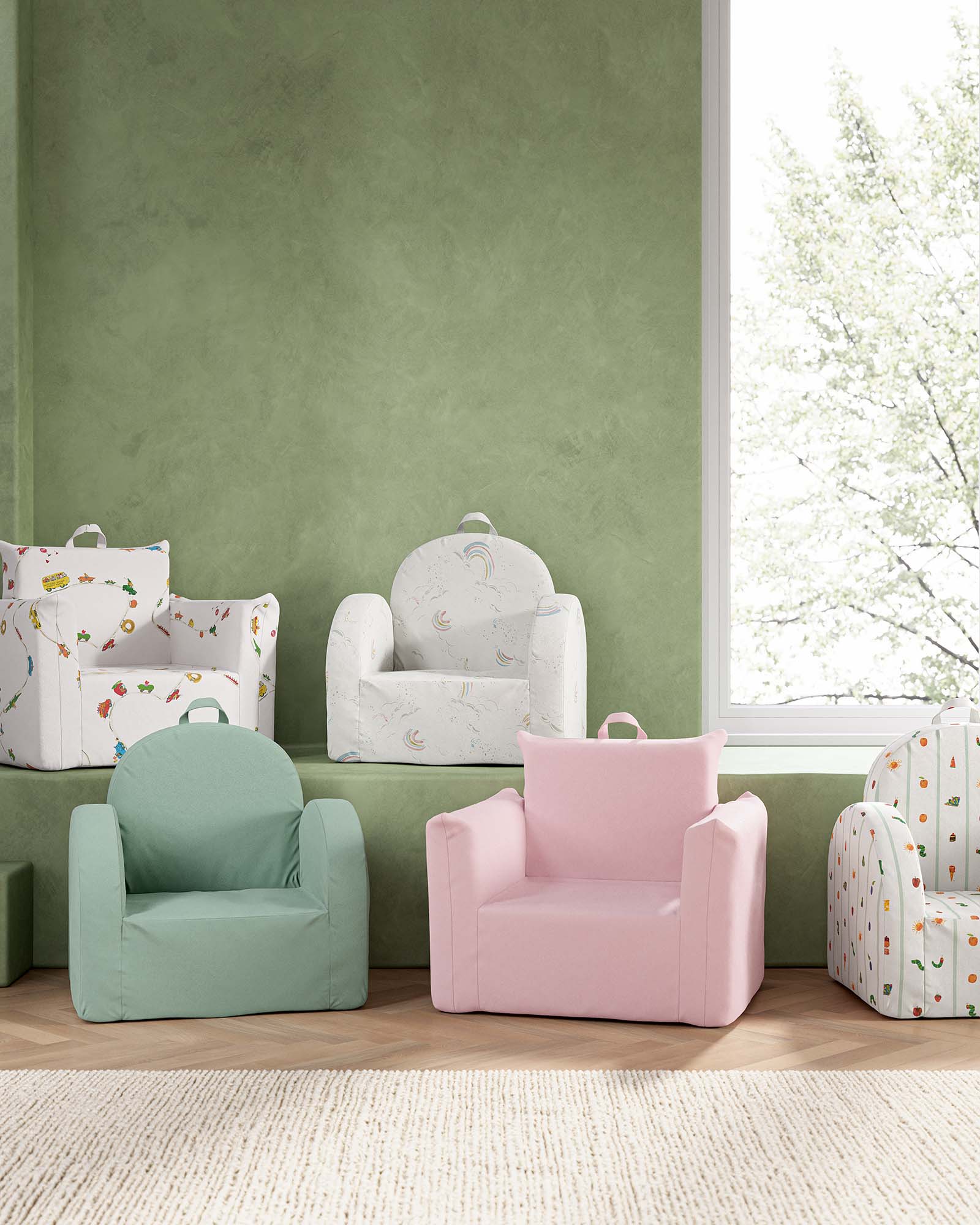 The Hop Mini Chair in Twill