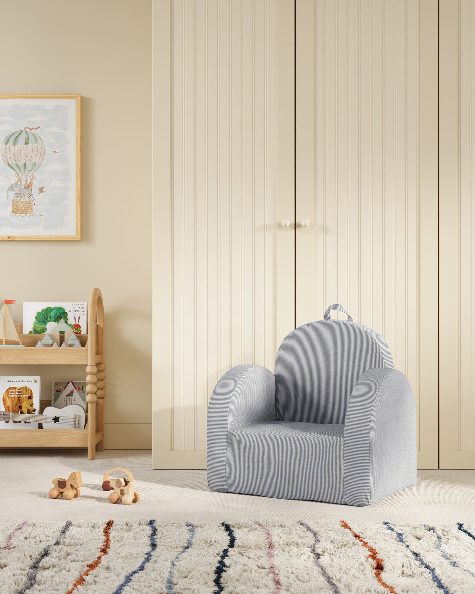 The Hop Mini Chair in Yarn-Dyed Fabric