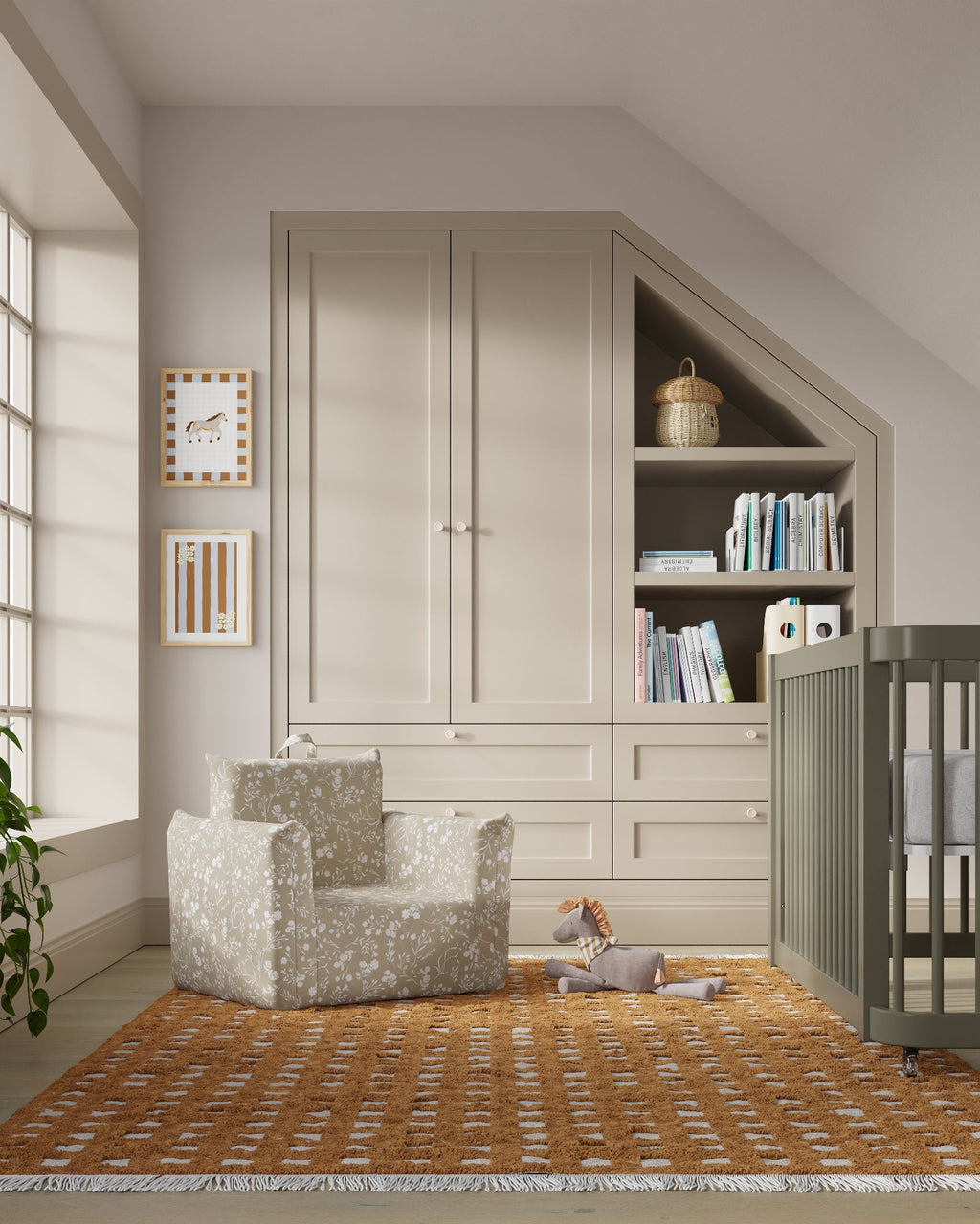The Hug Mini Chair in Twill