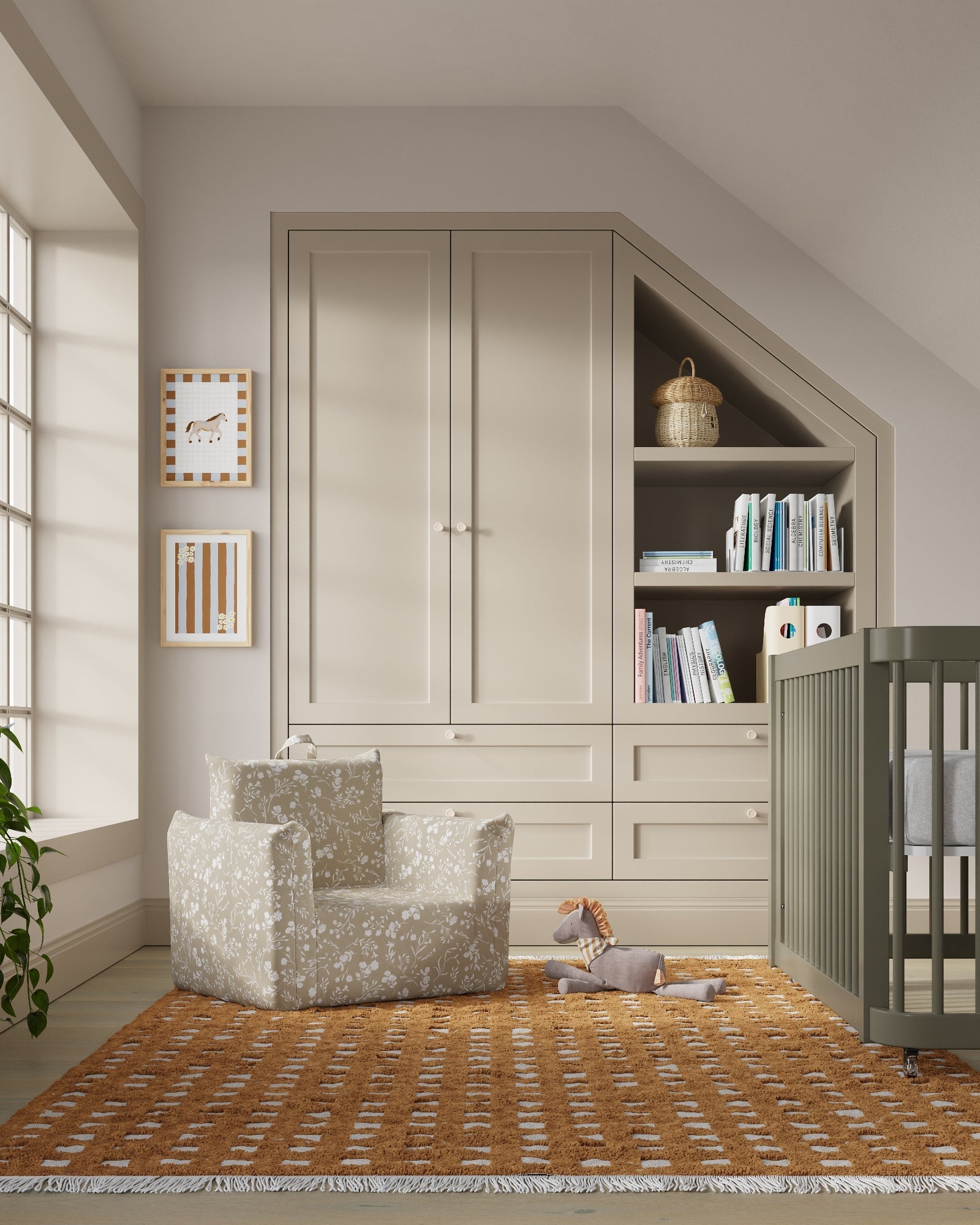 The Hug Mini Chair in Twill