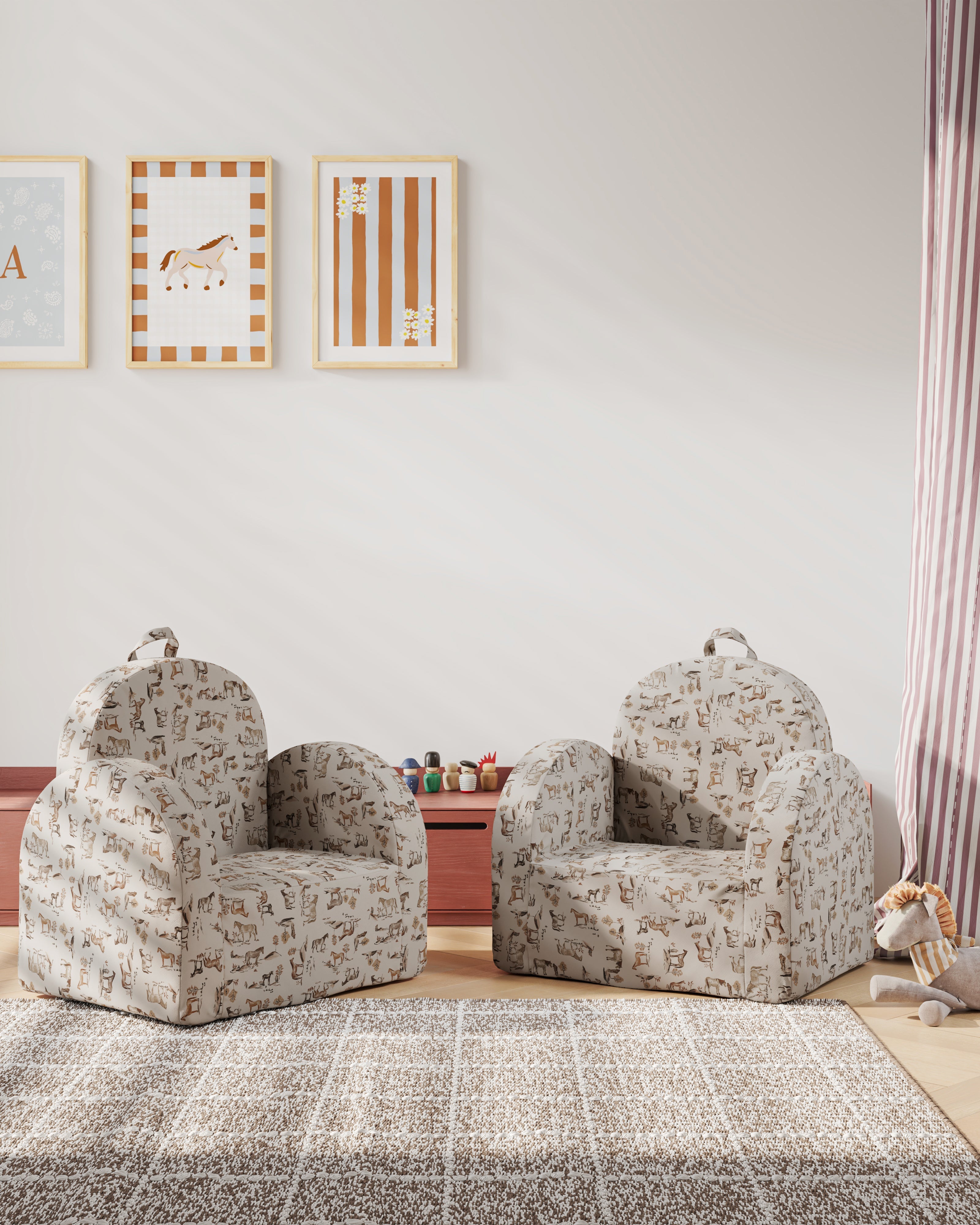 The Hop Mini Chair in Twill