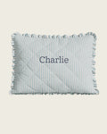 Ruffled Striped Personalized Twin Sham