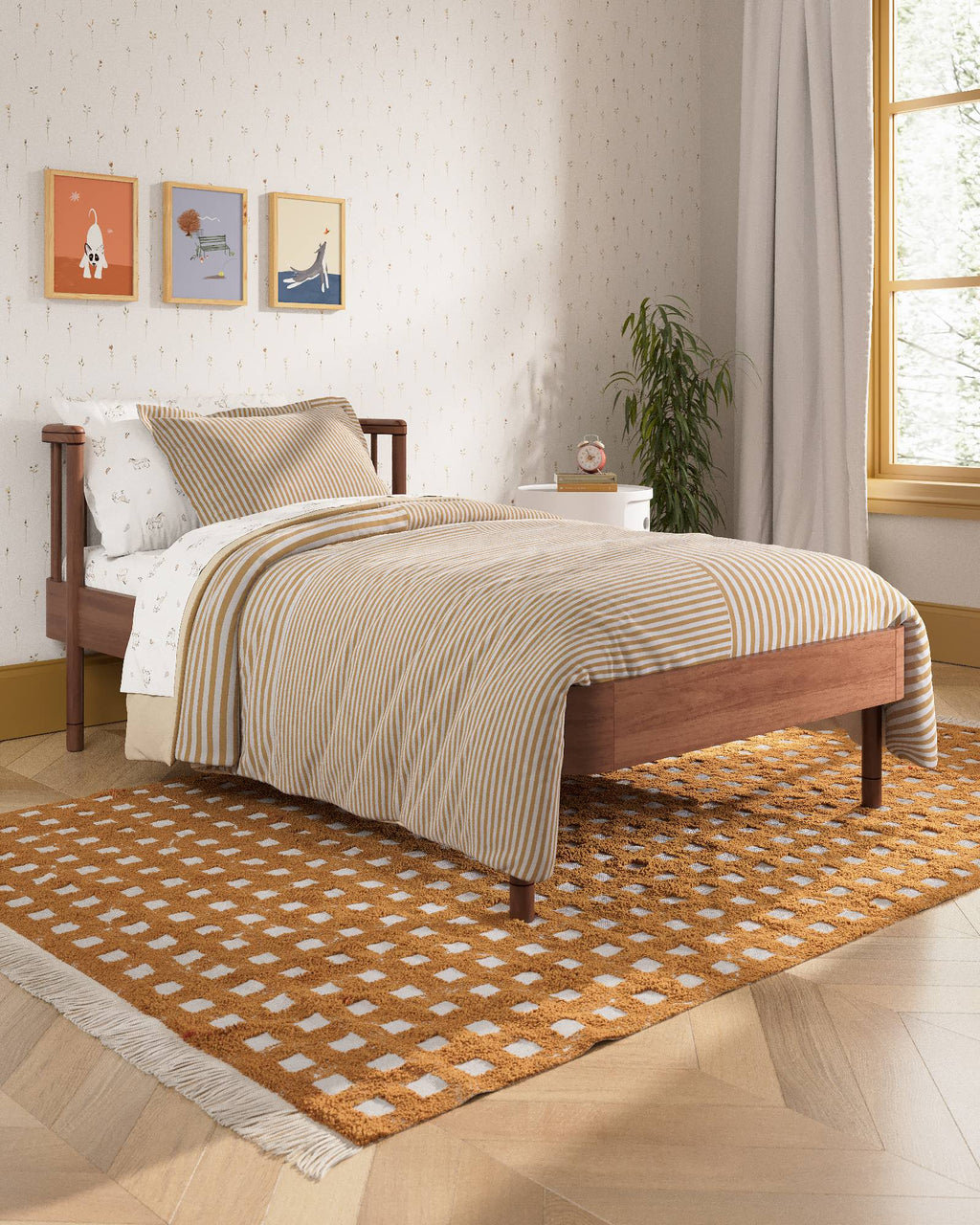 Patchwork Twin Duvet Cover Set