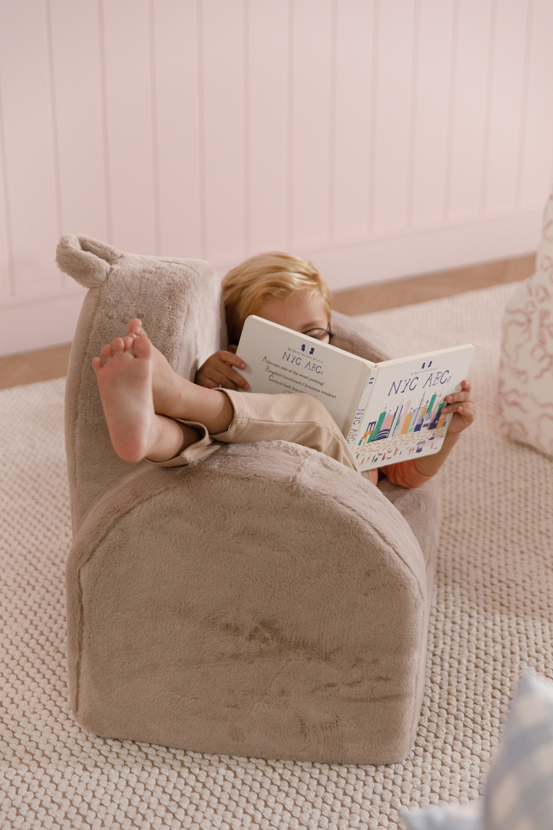 The Hop Mini Chair in Faux Fur