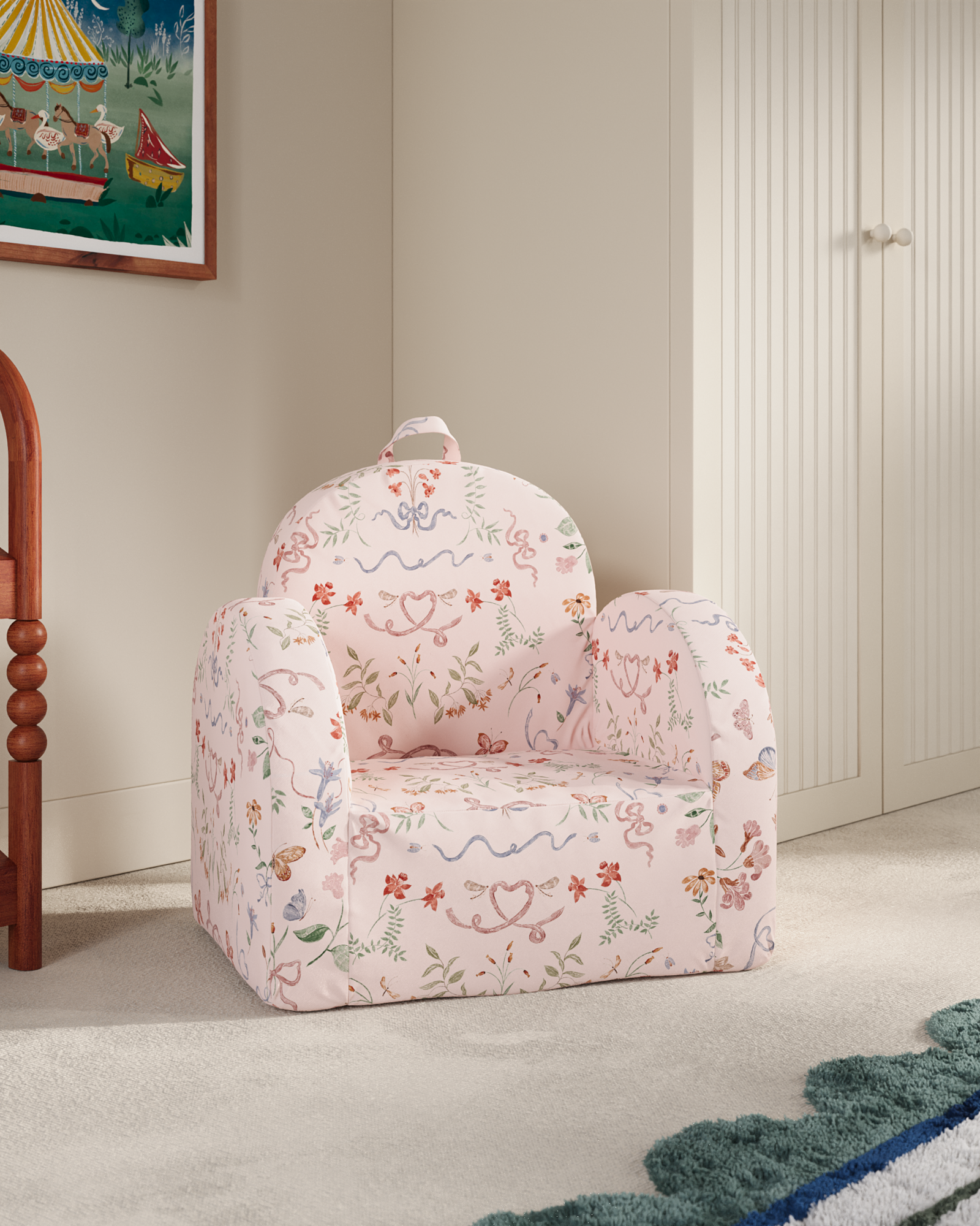 The Hop Mini Chair in Twill