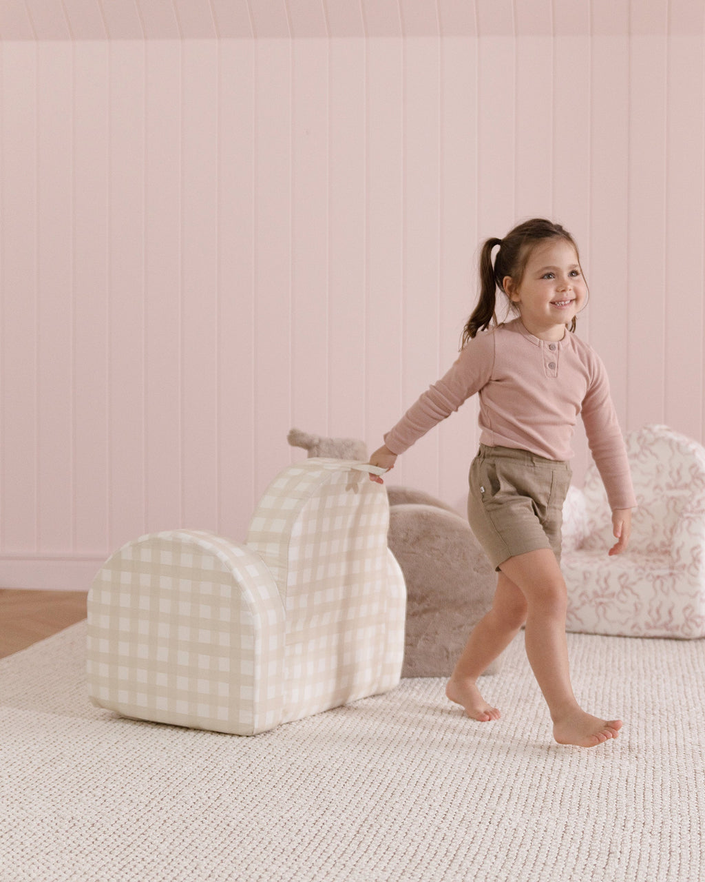 The Hop Mini Chair in Twill